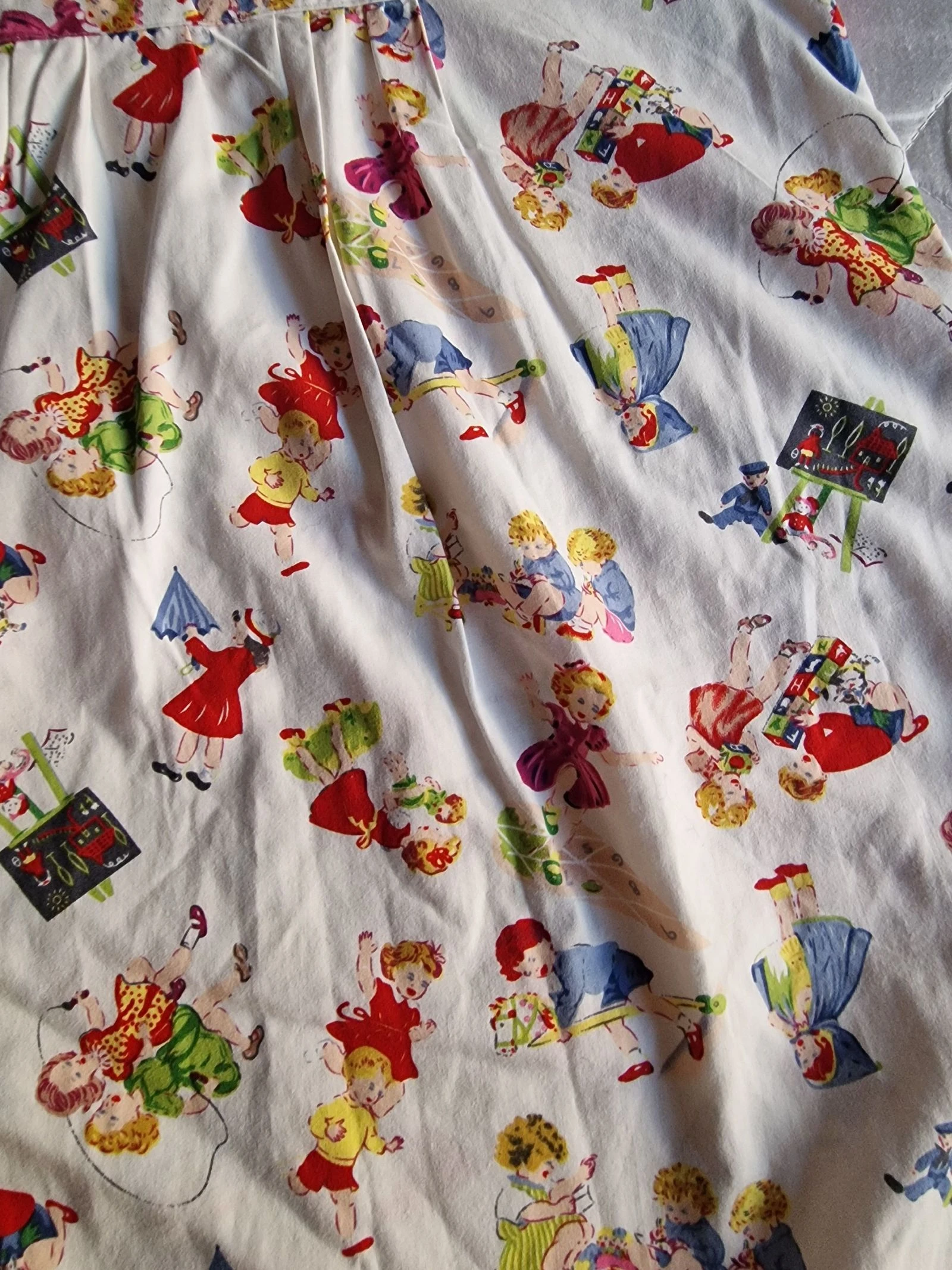 Camisola infantil vintage com estampa de crianças Powell Craft – photo 2